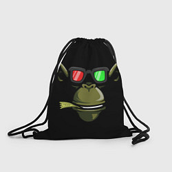 Рюкзак-мешок Обезьяна в 3Д очках, цвет: 3D-принт