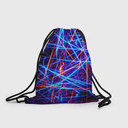 Рюкзак-мешок Neon pattern Fashion 2055, цвет: 3D-принт