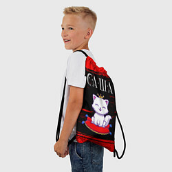 Рюкзак-мешок Саша КОШКА Краска, цвет: 3D-принт — фото 2