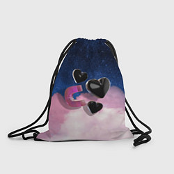 Рюкзак-мешок Star Hearts 3D, цвет: 3D-принт