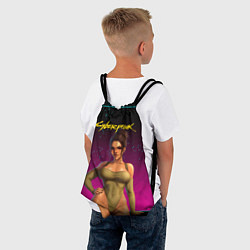 Рюкзак-мешок Sexy сyberpunk Panam 18, цвет: 3D-принт — фото 2