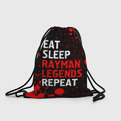 Рюкзак-мешок Eat Sleep Rayman Legends Repeat Брызги, цвет: 3D-принт