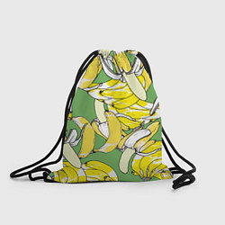 Рюкзак-мешок Banana pattern Summer Food, цвет: 3D-принт