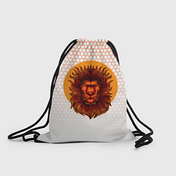 Рюкзак-мешок Солнечный лев, цвет: 3D-принт