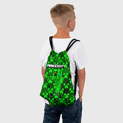 Рюкзак-мешок Minecraft КРИПЕРЫ, цвет: 3D-принт — фото 2