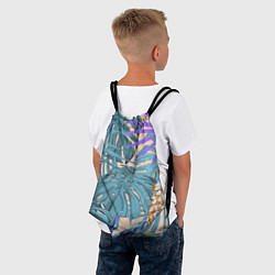 Рюкзак-мешок Цветы Цветущие Тропики, цвет: 3D-принт — фото 2