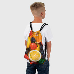 Рюкзак-мешок ИЗОБИЛИЕ ФРУКТОВ, цвет: 3D-принт — фото 2