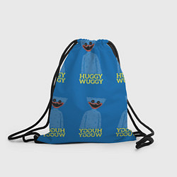 Рюкзак-мешок Huggy Wuggy текстура, цвет: 3D-принт