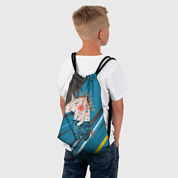 Рюкзак-мешок Конь Детский рисунок, цвет: 3D-принт — фото 2