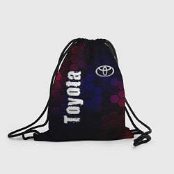 Рюкзак-мешок ТОЙОТА Toyota Графика, цвет: 3D-принт