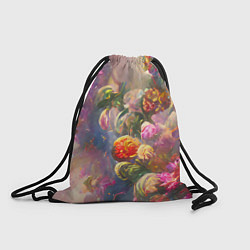 Рюкзак-мешок Цветущий сад, цвет: 3D-принт