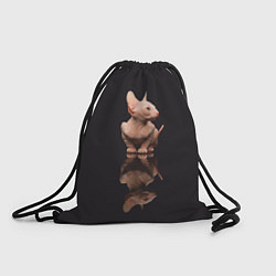 Рюкзак-мешок Милый котенок сфинкса, цвет: 3D-принт