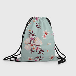 Рюкзак-мешок Цветы Яркие В Летнем Саду, цвет: 3D-принт