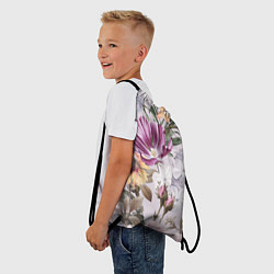 Рюкзак-мешок Цветы Романтический Букет, цвет: 3D-принт — фото 2