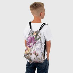 Рюкзак-мешок Цветы Романтический Букет, цвет: 3D-принт — фото 2