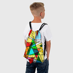 Рюкзак-мешок ЦВЕТНОЙ ВИТРАЖ, цвет: 3D-принт — фото 2