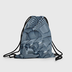 Рюкзак-мешок GEOMETRIC FRACTAL CUBES, цвет: 3D-принт