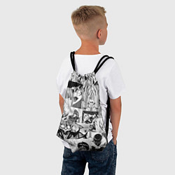 Рюкзак-мешок Евангелион паттерн, цвет: 3D-принт — фото 2