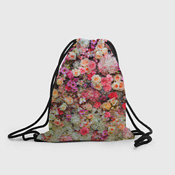 Рюкзак-мешок MILLION MULTICOLORED FLOWERS, цвет: 3D-принт