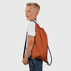 Рюкзак-мешок COLOR PATTERNED BACKGROUND, цвет: 3D-принт — фото 2