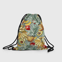 Рюкзак-мешок Экзотические Фрукты Лета, цвет: 3D-принт