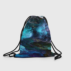 Рюкзак-мешок Неоновые облака neon clouds, цвет: 3D-принт