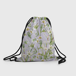 Рюкзак-мешок Цветы Лилии и Морозники, цвет: 3D-принт