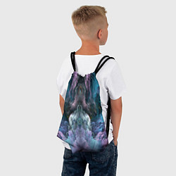 Рюкзак-мешок Облака неонового цвета Neon colored clouds, цвет: 3D-принт — фото 2