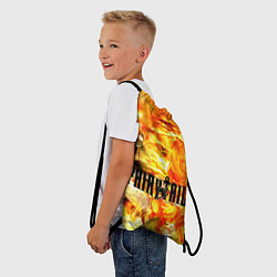 Рюкзак-мешок FAIRY TAIL FIRE DAMAGE, цвет: 3D-принт — фото 2