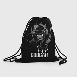 Рюкзак-мешок Cougar on the hunt - Пума на охоте, цвет: 3D-принт