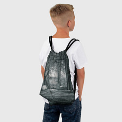 Рюкзак-мешок Мрачный особняк, цвет: 3D-принт — фото 2