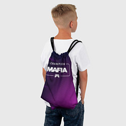 Рюкзак-мешок Mafia Gaming Champion: рамка с лого и джойстиком н, цвет: 3D-принт — фото 2