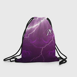 Рюкзак-мешок MINI EMBLEM METALLICA И МОЛНИИ, цвет: 3D-принт