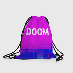 Рюкзак-мешок Doom Glitch Text Effect, цвет: 3D-принт