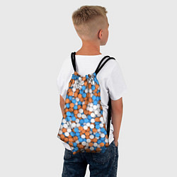Рюкзак-мешок Глянцевые Разноцветные Шарики, цвет: 3D-принт — фото 2