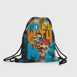Рюкзак-мешок Не буди во мне тигра, цвет: 3D-принт