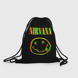Рюкзак-мешок Nirvana глитч, цвет: 3D-принт