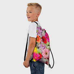 Рюкзак-мешок BEAUTIFUL FLOWERS, цвет: 3D-принт — фото 2