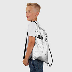 Рюкзак-мешок Blink 182 Glitch на светлом фоне, цвет: 3D-принт — фото 2
