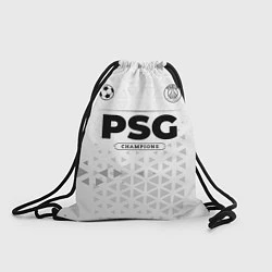 Рюкзак-мешок PSG Champions Униформа, цвет: 3D-принт
