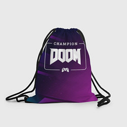 Рюкзак-мешок Doom Gaming Champion: рамка с лого и джойстиком на, цвет: 3D-принт