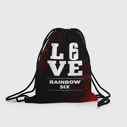 Рюкзак-мешок Rainbow Six Love Классика, цвет: 3D-принт