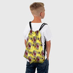 Рюкзак-мешок Попугай Корелла Орёт Мем, цвет: 3D-принт — фото 2