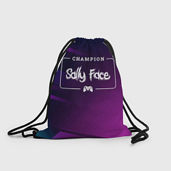 Рюкзак-мешок Sally Face Gaming Champion: рамка с лого и джойсти, цвет: 3D-принт