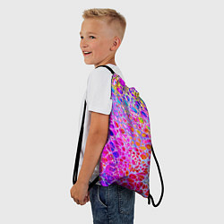 Рюкзак-мешок Красочные всплески красок Экспрессия, цвет: 3D-принт — фото 2