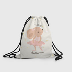 Рюкзак-мешок Маленькая Балерина, цвет: 3D-принт