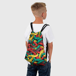 Рюкзак-мешок Граффити стрелки Паттерн, цвет: 3D-принт — фото 2