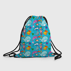 Рюкзак-мешок SEA DIVING, цвет: 3D-принт