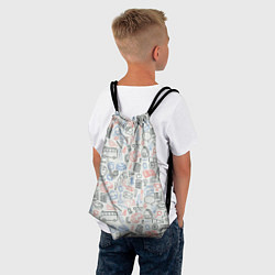 Рюкзак-мешок Школьные будни, цвет: 3D-принт — фото 2