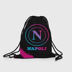 Рюкзак-мешок Napoli FC Neon Gradient, цвет: 3D-принт